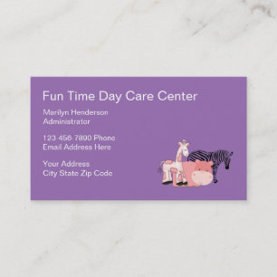 Kids Daycare Businesscards Business Card
