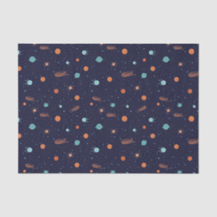 Kids Deep Space Shooting Stars Planets Black Holes Tissue Paper