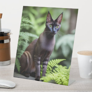 Kids Dexter The Black Siamese Cat, Watch Pedestal Sign