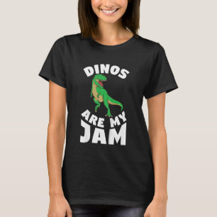Kids Dino Boy Cute Dinosaur Dinos Trucks Are My Ja T-Shirt