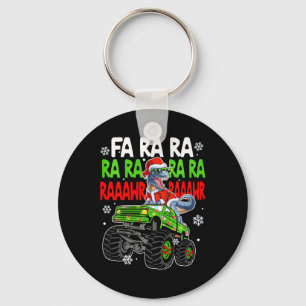 Kids Dino Fa Ra Ra Rawr Dinosaur Monster Truck Chr Key Ring