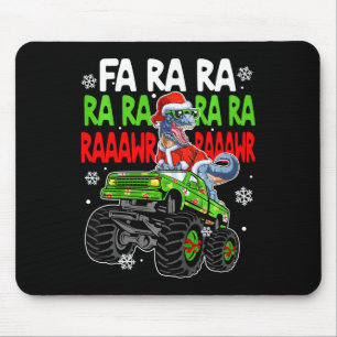 Kids Dino Fa Ra Ra Rawr Dinosaur Monster Truck Chr Mouse Mat