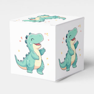 Kids Dino Mite!  Cute Dinosaur Birthday T Rex Favour Box