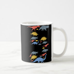 Kids Dinosaur 5th Birthday For 5 Year Old Girls a Coffee Mug