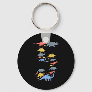 Kids Dinosaur 5th Birthday For 5 Year Old Girls a Key Ring