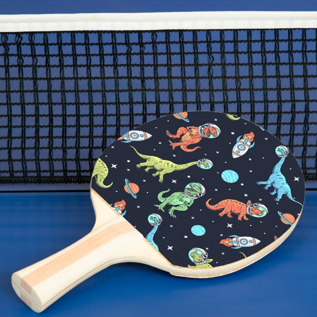 Kids Dinosaur Astronaut Pattern Ping Pong Paddle (Insitu)