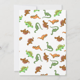 Kids Dinosaur Birthday Party Invites