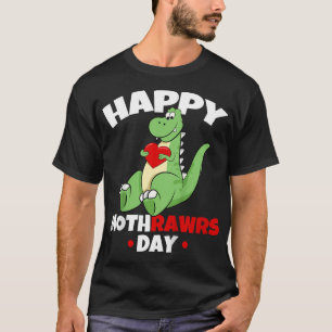 Kids Dinosaur Boy Mother Mom Mother's Day For Todd T-Shirt