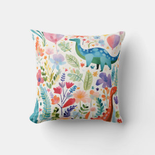Kids' Dinosaur Custom Cushion