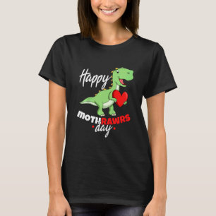 Kids Dinosaur Mummy Happy Mother's Day From Toddle T-Shirt