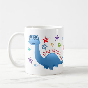 Kids Dinosaur Personalised Coffee Mug