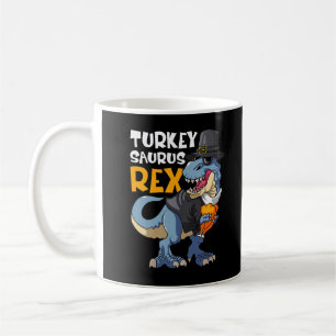 Kids Dinosaur Turkey Saurus Rex Turkey Toddler Boy Coffee Mug