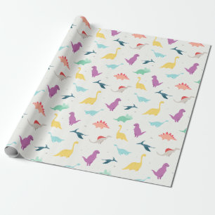 Kids Dinosaur Wrapping Paper