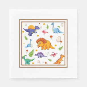 Kids Dinosaurs  Napkin