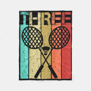Kids Dminton 3 Birthday Boy Girl Dminton 3 Year Ol Fleece Blanket