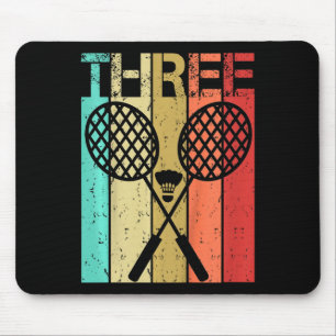 Kids Dminton 3 Birthday Boy Girl Dminton 3 Year Ol Mouse Mat