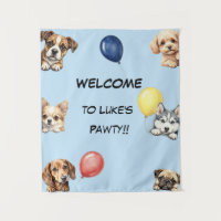 Kids Dog Party Banner