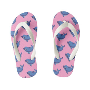Kids Dolphin Flip Flops