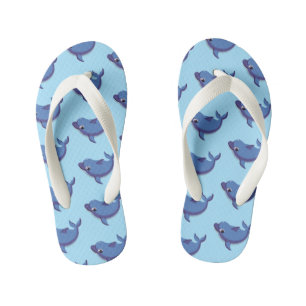 Kids Dolphin Flip Flops