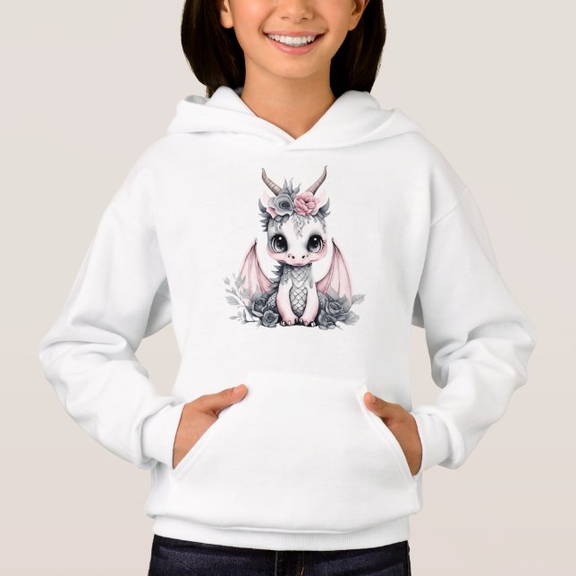 Kids Dragon Hooded Sweatshirt (Front)