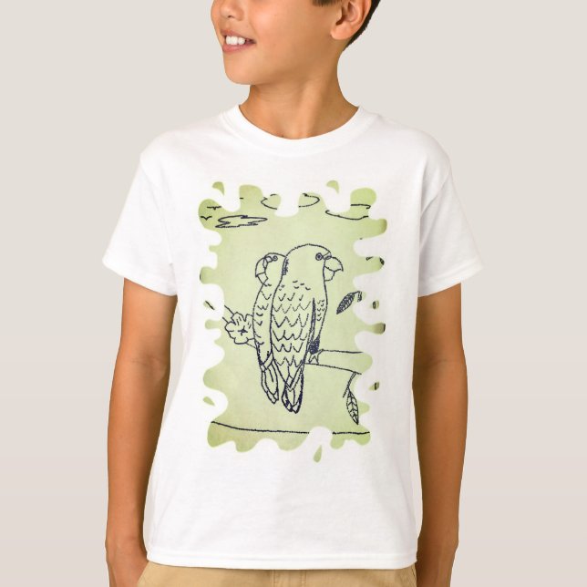 Kids Drawing Personalised T-Shirt (Front)