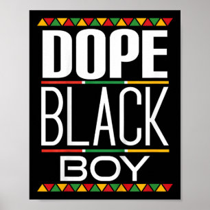 Kids Drug Black Boy Black History Month  Poster