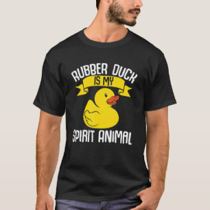 Kids Ducks Rubber Duck Is My Spirit Animal Duck T-Shirt