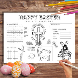 Kids Easter Activity Sheet