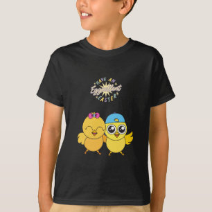 Kids Easter Black T-Shirt