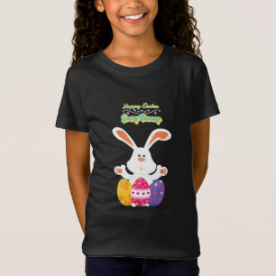 Kids Easter Black T-Shirt