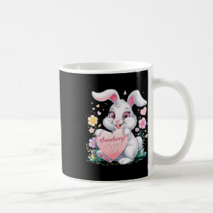 Kids Easter Bunny Rabbit Pastel Design Springtime  Coffee Mug