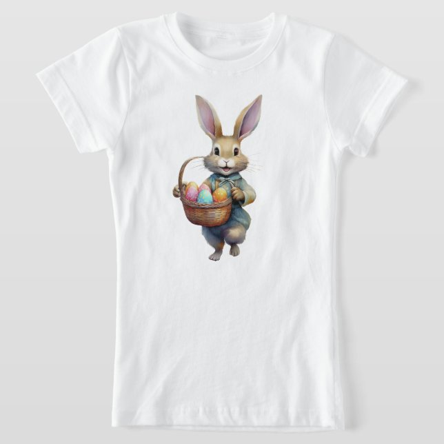 Kids Easter Bunny T-Shirt (Laydown)