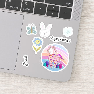 Kids Easter Bunny Unicorn in Bunny Suit Bunnicorn