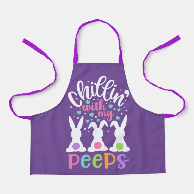 Kids Easter Cooking Apron (Front)