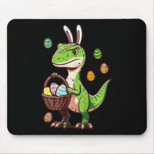 Kids Easter Dinosaur Trex Egg Hunting Boys Kids To Mouse Mat