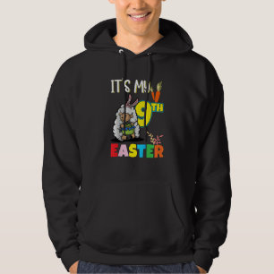 Kids Easter Egg Hunt 9th Birthday Cute Easter Shee Hoodie