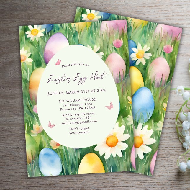 Kids Easter Egg Hunt Invitation (Creator Uploaded)