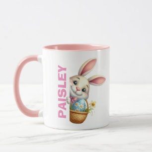 Kids Easter Mug Girls Easter Gift Custom Name