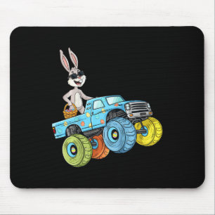 Kids Easter Rabbit Riding Monster Truck Fun Boys G Mouse Mat
