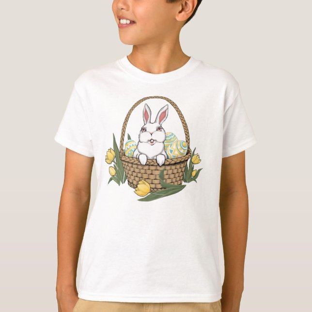 Kid's Easter Shirt Easter Bunny Kid's Sweatshirt (Front)