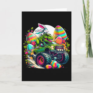 Kids Easter Shirts Boys Toddler Boy Rabbit T Rex M Card