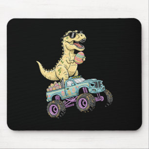 Kids Easter T Rex Monster Truck Dino Graphic  Mouse Mat