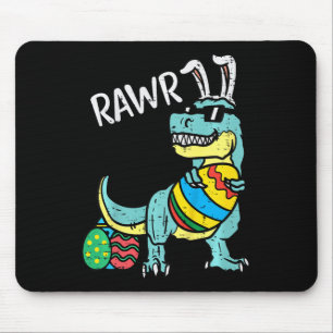 Kids Easter Trex Bunny Rawr Toddler Boys Easter Di Mouse Mat
