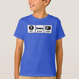 Kid's Eat, Sleep, Code T-shirt
