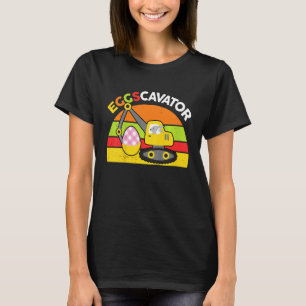 Kids Egg Hunter Easter Toddler Eggscavator Easter T-Shirt