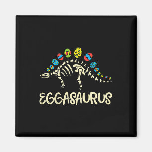 Kids Eggasaurus Easter Stegosaurus Dinosaur Boys K Magnet