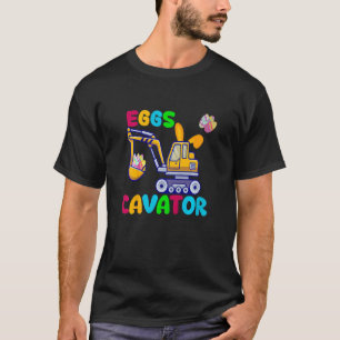 Kids Eggscavator Happy Easter  Excavator Hunting E T-Shirt