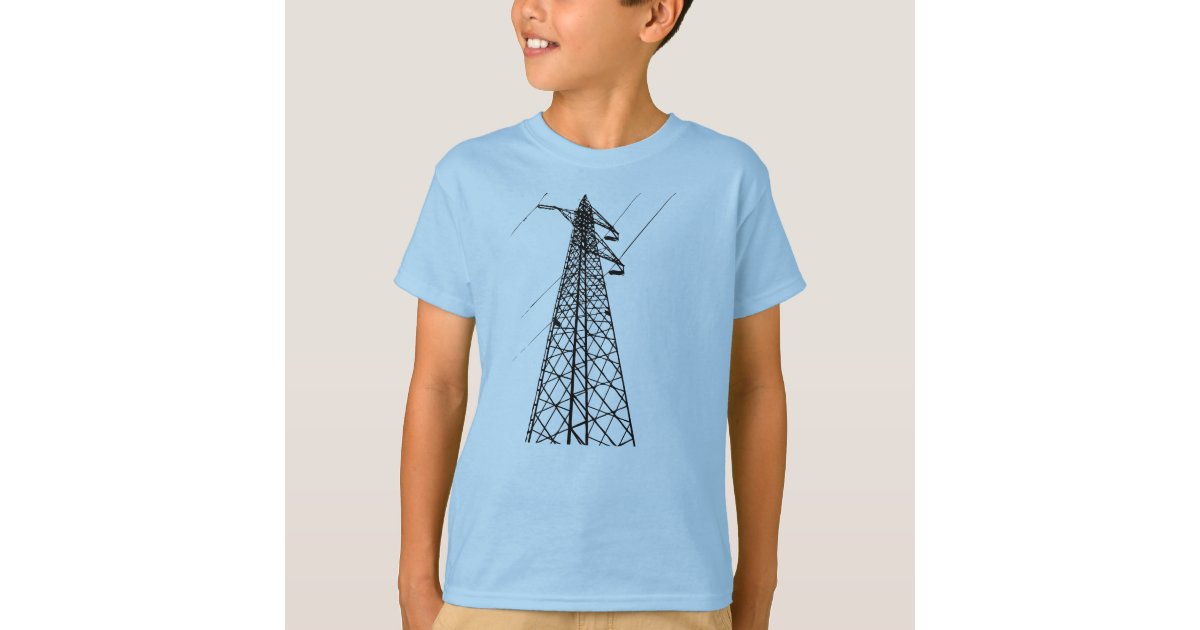 Kids Electricity Pylon Tshirt Zazzle