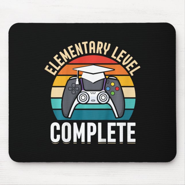 Kids Elementary Level Complete Gamer Class Of 2024 Mouse Mat (Front)