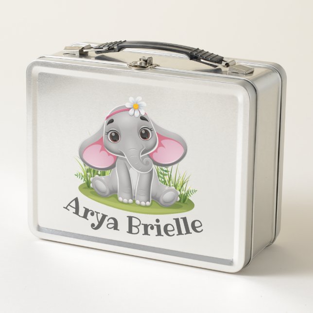 Kids Elephant Lunchbox (Front)